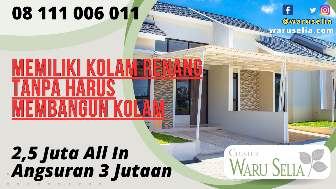 Memiliki kolam renang tanpa harus membangun kolam