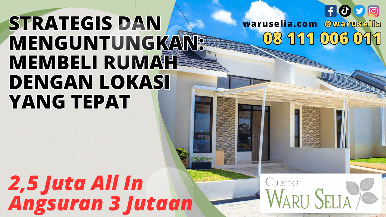 Strategis dan Menguntungkan: Membeli Rumah dengan Lokasi yang Tepat