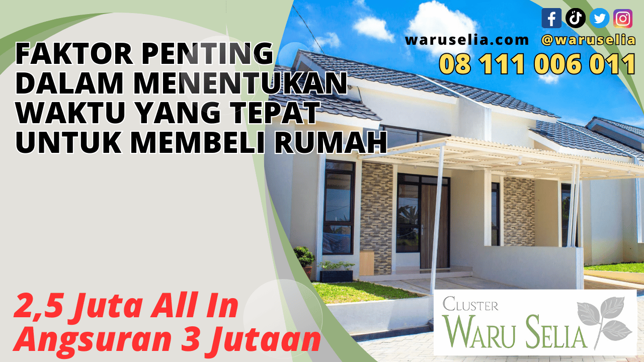 Faktor Penting dalam Menentukan Waktu yang Tepat Untuk Membeli Rumah